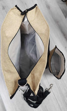 Load image into Gallery viewer, Tote w/Strap & Makeup Bags