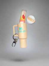 Load image into Gallery viewer, Lip Balm Holder - Tumbler Keychain