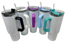 Load image into Gallery viewer, **40oz Tumbler with Colored Handle