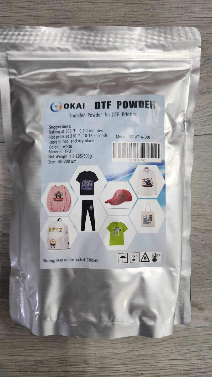 DTF Powder – Tamara’s Tidbits (RTS Sublimation Blanks) and dtf services