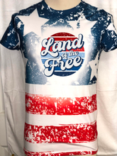 Load image into Gallery viewer, BLUE STARS - Bleach Flag Shirt - Adult