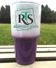 Load image into Gallery viewer, Regular Tumbler - Ombré Color Bottoms - 30oz