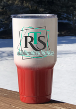 Load image into Gallery viewer, Regular Tumbler - Ombré Color Bottoms - 30oz