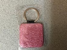 Load image into Gallery viewer, PU leather key chains - hearts, squares, rectangles and circles

