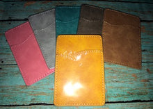 Load image into Gallery viewer, PU leather Phone card holder