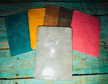 Load image into Gallery viewer, PU leather Phone card holder