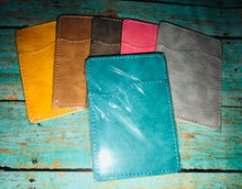 Load image into Gallery viewer, PU leather Phone card holder