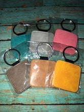 Load image into Gallery viewer, PU Leather Key chains - Shapes