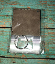 Load image into Gallery viewer, PU Leather Bottle Opener Key Chains