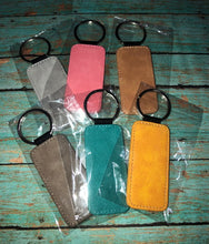 Load image into Gallery viewer, PU Leather Key chains - Shapes