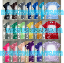 Load image into Gallery viewer, Solid Bleach Tshirt Mock Ups -RTS