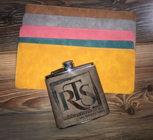 Load image into Gallery viewer, 6oz PU Leather Flasks