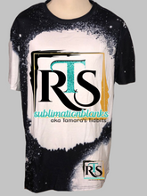 Load image into Gallery viewer, 3 Bleach Spots - Faux BLACK Bleach Shirt - ADULT