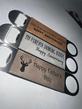 Load image into Gallery viewer, PU Bottle Opener- Pub Style