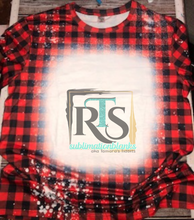 Load image into Gallery viewer, Plaid Bleach shirts - ADULT