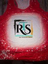 Load image into Gallery viewer, Razor Back Tank Tops-Bleach