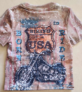 Motorcycle Bleach Tshirt - Adult