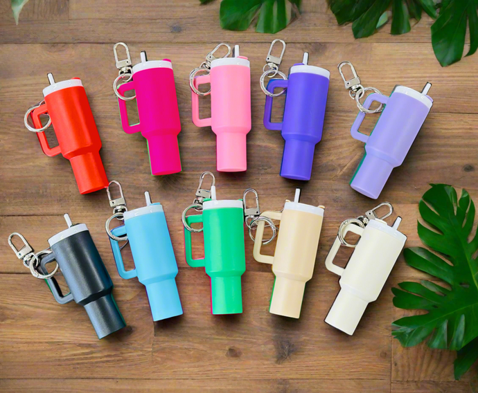 Lip Balm Holder - Tumbler Keychain