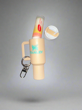 Load image into Gallery viewer, Lip Balm Holder - Tumbler Keychain
