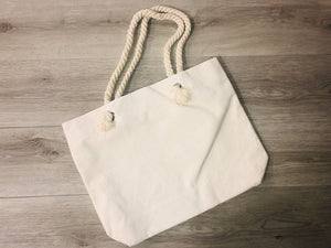 Tote Bag with Rope Handle