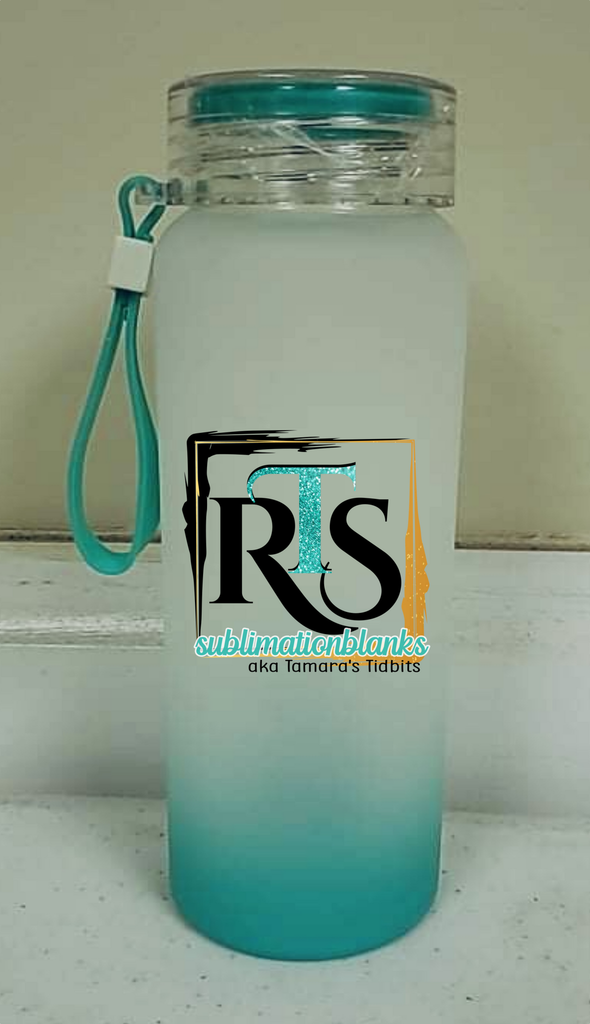 16.9 oz Frosted Sublimation Water Bottle