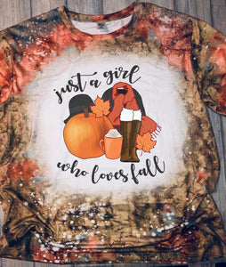 Fall Bleach Shirt - Kids