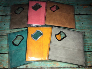 PU Leather Coasters