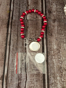 Rosary Bead Necklace & Bracelets