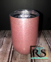 Load image into Gallery viewer, Glitter Wine Tumbler -12oz
