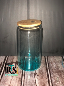 Glass Can Clear & Ombre- 16oz
