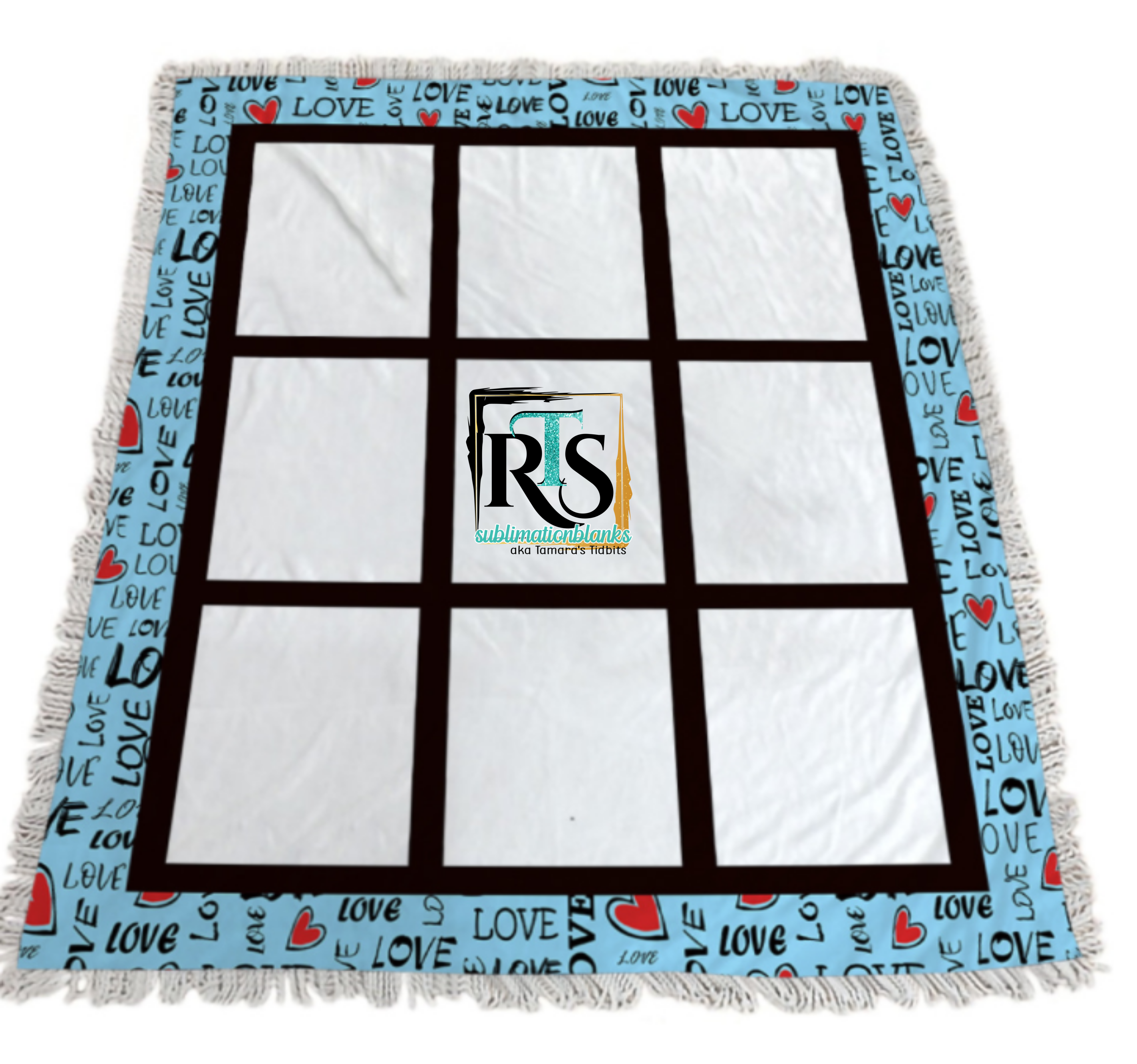 Blanket 9 panel blanket Sublimation Blank – Granny's Sublimation Blanks RTS