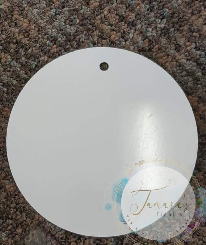 4” Round Ornament- 2 sided