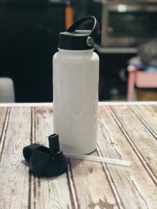 Canteen Waterbottle FULLY WHITE-Sport Top-