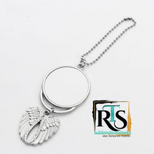 Load image into Gallery viewer, Angel Wings Photo Car Charm
